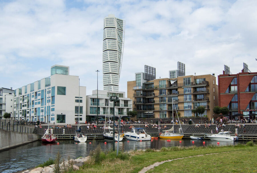 En bild på flera kontorshotell i Malmö