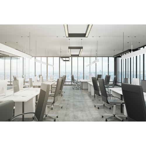 En professionellt utformad kontorsmiljö, en tagen bild för de som är intresserad av att hyra kontor